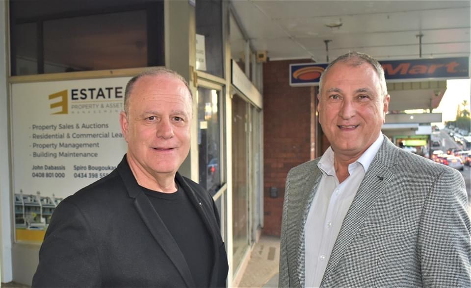 John Dabassis and Spiro Bougoukas licensed real estate agents, Property Management, for sale, for lease by Estate Property and Asset Management Inner West Sydney New South Wales Reliable Real Estate Agency